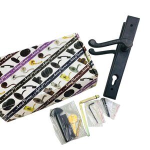 Vintage Ashley Norton Dark Bronze Shropshire Handle Entry Door Hardware 10"